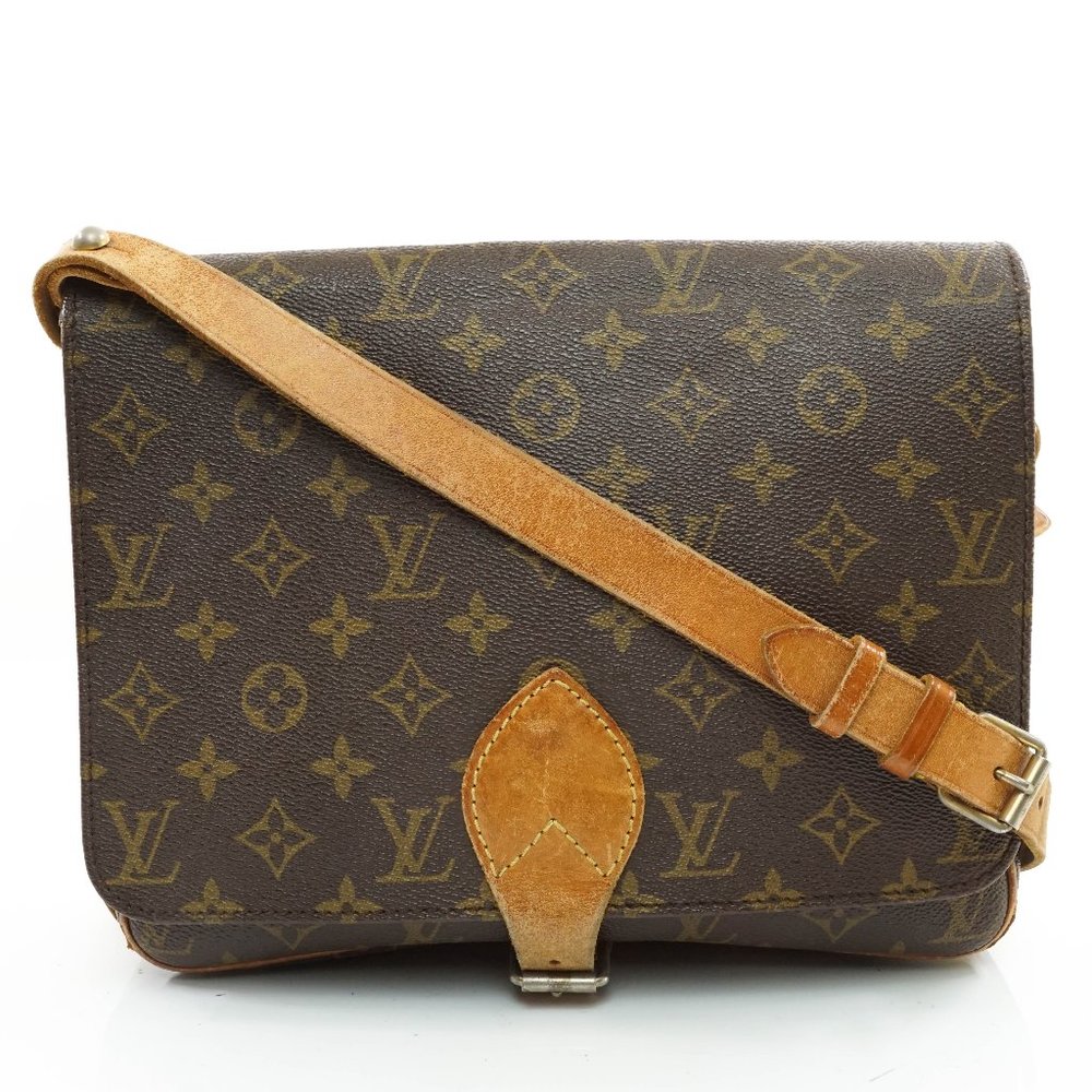 Auth Louis Vuitton Cartouchiere Gm #26475L23